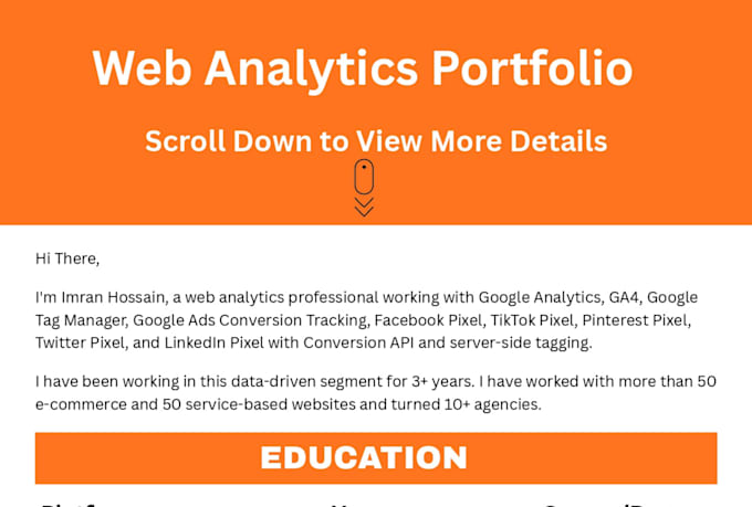 setup google analytics 4, ROI driven conversion tracking using GTM